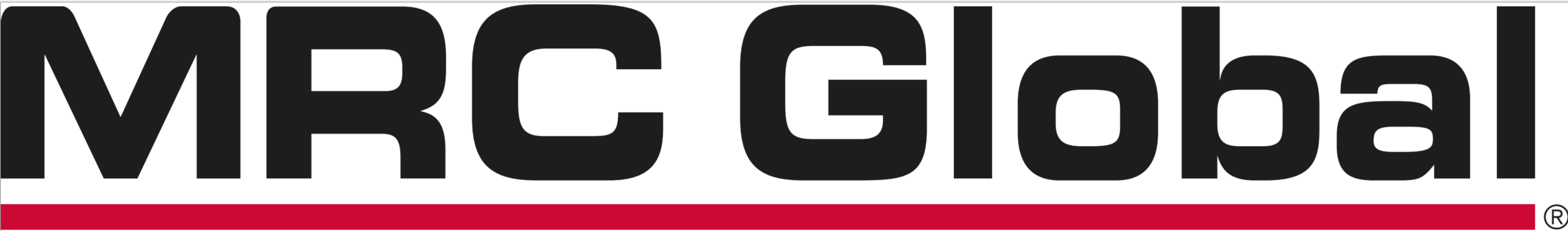 Logotyp för MRC Global, en distributör av industriella ventiler.